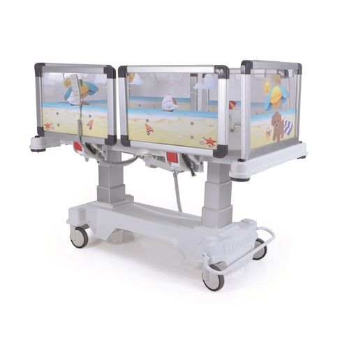 Cama para hospital - P-CK-005 - PROMEK - mecânica / infantil / de altura regulável