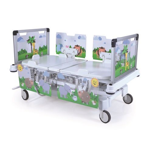 Cama para hospital - P-CK-004 - PROMEK - mecânica / infantil / de altura regulável