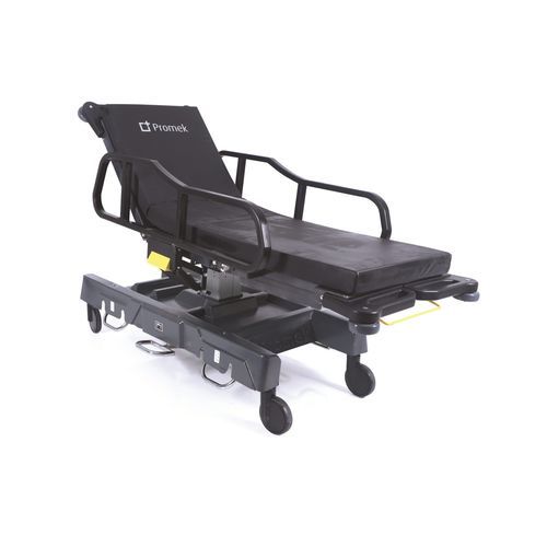 Carro-maca de transporte - P-SD-010 - PROMEK - hidráulico / com altura regulável / dobrável