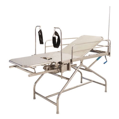 Mesa cirúrgica para ginecologia - 976 - Shree Hospital Equipments - mecânico / basculante / com apoio para pernas