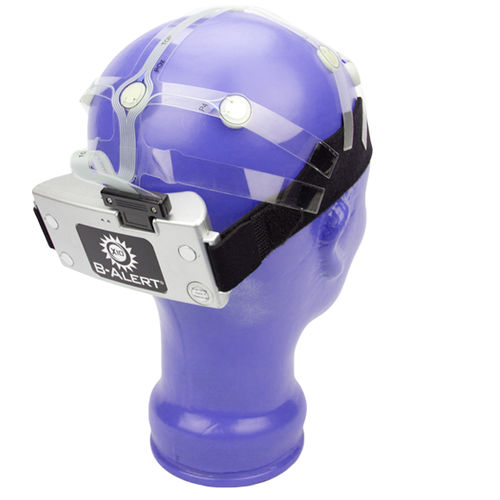 Eletroencefalógrafo de 10 canais - B-Alert® X10 - Advanced Brain Monitoring - com mapeamento cerebral / com conexão sem fio / vestível