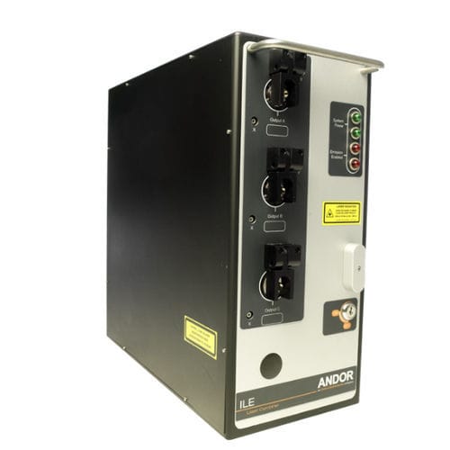Fonte de luz para microscópio de fluorescência - ILE - Andor Technology PLC  - a laser