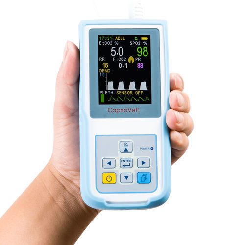 Monitor de paciente veterinário - CapnoVet 3 - Beijing Kingst Commercial & Trade - portátil / de SpO2 / de capnografia