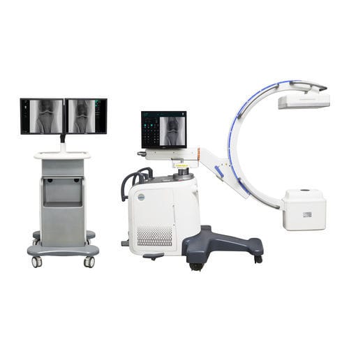 Intensificador de imagem móvel - CompaX 500 - Browiner - com detector de painel plano / com coluna de vídeo / com monitor de vídeo integrado