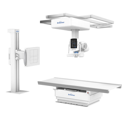 Sistema de radiografia digital - PerfoX 5500 - Browiner - para radiografia geral / com bucky de piso / com braço porta-tubo telescópico de teto