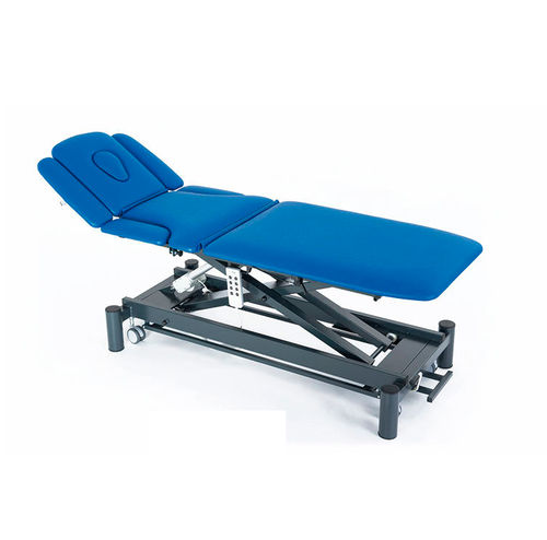 Mesa de massagem elétrica - GIOVE7  - Fisiotech - com rodízios / com apoios de braços / com encosto reclinável