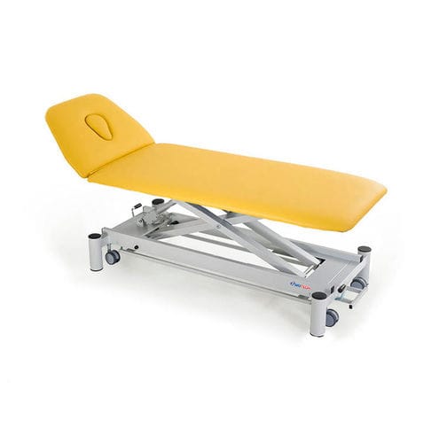 Mesa de massagem elétrica - ZEFIRO2  - Fisiotech - hidráulica / com rodízios / com encosto regulável