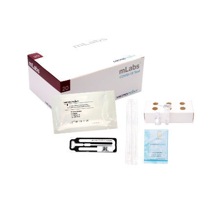 Kit de teste de COVID-19 - mLabs®  - Micropoint BioScience Inc. - de antígeno / de SARS-COV-2 / nasal
