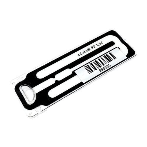 Tira de teste para doenças autoimunes - mLabs® RF  - Micropoint BioScience Inc. - do fator reumatoide / de imunoglobulinas M / de sangue total