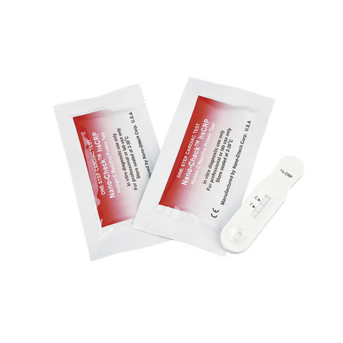Kit de teste para doenças cardiovasculares - Nano-Check™ - Nano-Ditech Corporation - de hsCRP / de soro / de plasma