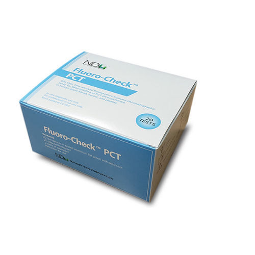 Teste rápido de pneumonia - Fluoro-Check™  - Nano-Ditech Corporation - de procalcitonina / de soro / de plasma