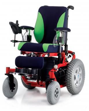 Cadeira de rodas elétrica - BABYCROSS - Nuova Blandino - infantil / para ambientes externos / de altura regulável