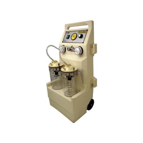 Aspirador cirúrgico elétrico - ESS200 - Oxylitre Ltd. - com rodízios