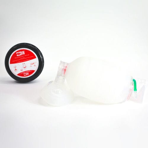 Reanimador manual com válvula - PBVM-C - PerSys Medical - com máscara / descartável