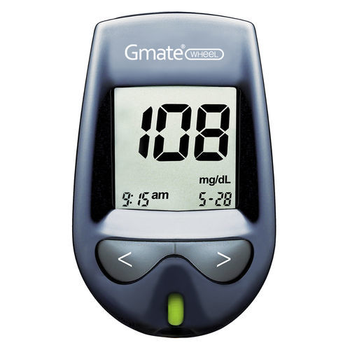 Medidor de glicose eletroquímico - Gmate® WHeeL - PHILOSYS Co., Ltd. - com codificação automática