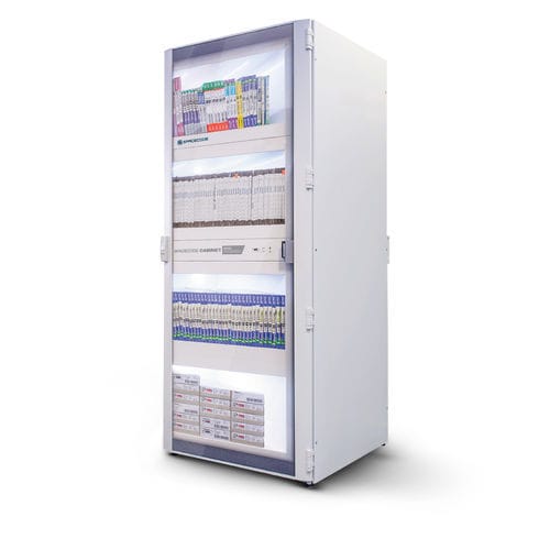 Armário para aparelhos médicos - V3370.1D - Spacecode SA - para hospital / com porta / automático