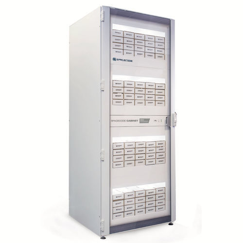 Armário para aparelhos médicos - V3370.3D - Spacecode SA - para hospital / com porta / automático