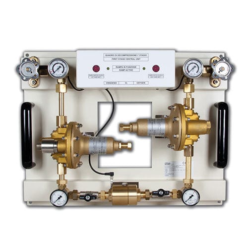 Unidade de distribuição de oxigênio - APR 100 - STM - Sistemi Tecnologie Medicali - CO2 / de N2O / de parede