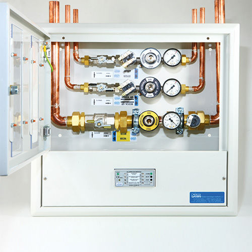 Unidade de controle de pressão - QAG series - STM - Sistemi Tecnologie Medicali - de centrais de gases médicos
