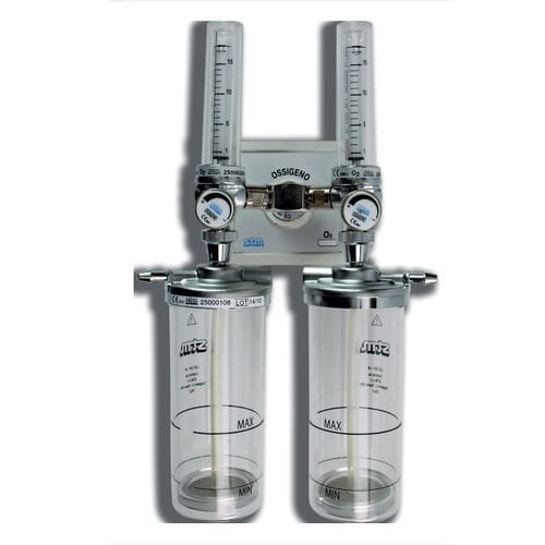 Fluxômetro duplo - STM - Sistemi Tecnologie Medicali - de oxigênio / de ar / para hospital