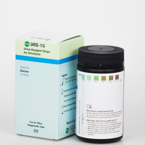 Tira de teste para análise de urina - URS-1G-100 - Teco Diagnostics - de glicose / de glicosúria / de urina