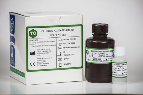 Kit de reagentes em solução - G520-480 - Teco Diagnostics - de amostras de sangue / de química clínica / líquido
