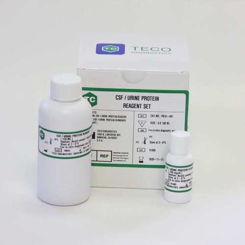 Kit de reagentes em solução - P615-480 - Teco Diagnostics - para amostras de urina / de química clínica / líquido