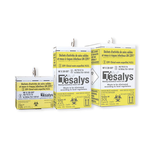 Caixa para amostras para resíduos - TESABOX 20/40/80  - Tesalys