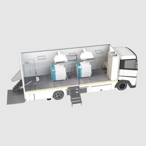 Sistema de tratamento de resíduos médicas - Tesatruck - Tesalys - automático / móvel