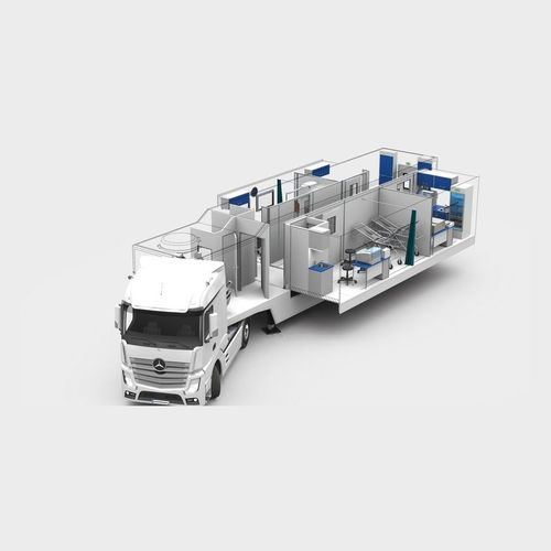 Unidade móvel de saúde de detecção - toutenkamion - de laboratório / caminhão