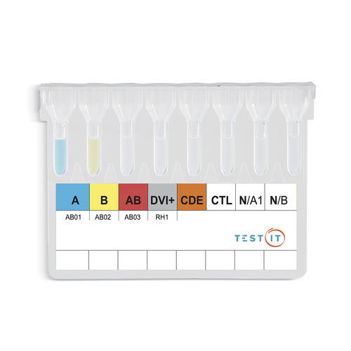 Kit de teste de tipagem sanguínea - TG103 - Turklab Tibbi Malzemeler San. Tic. A.S.