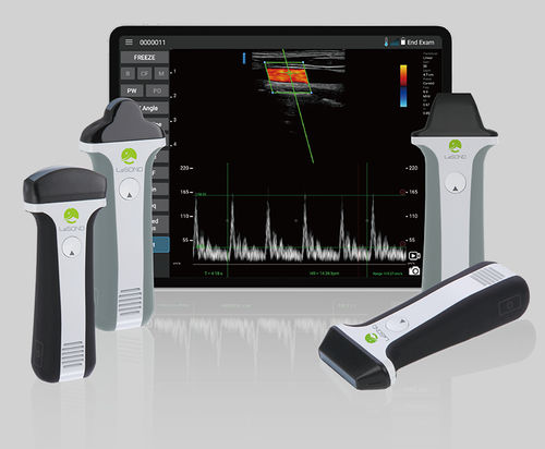 Aparelho de ultrassom portátil - LU700 - US DEFIB MEDICAL TECHNOLOGIES LLC - geral / em preto e branco / com tela sensível ao toque