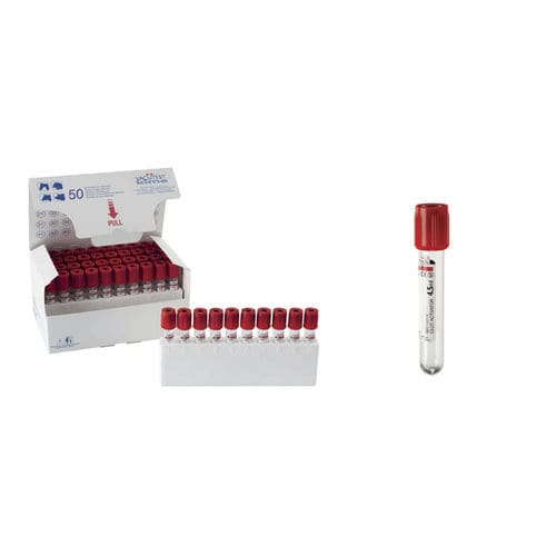 Tubo de coleta veterinário - 11010V - Vacutest Kima S.r.l. - cilíndrico / de sangue / com ativador de coágulo