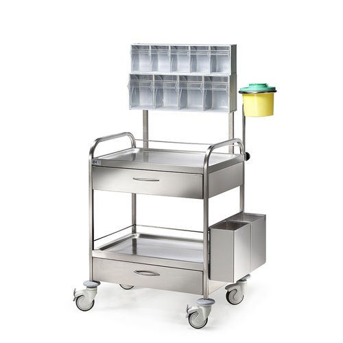 Carrinho hospitalar - D-29B - DEMERTZI M & Co - cirúrgico / para medicamentos / de acondicionamento