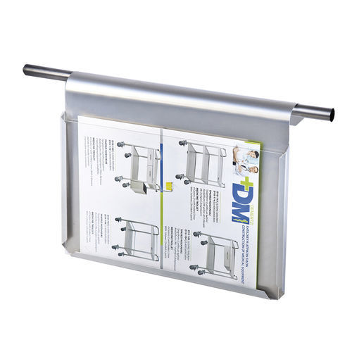 Suporte para documentos - D-94 - DEMERTZI M & Co - para hospital / a instalar em cama / em alumínio