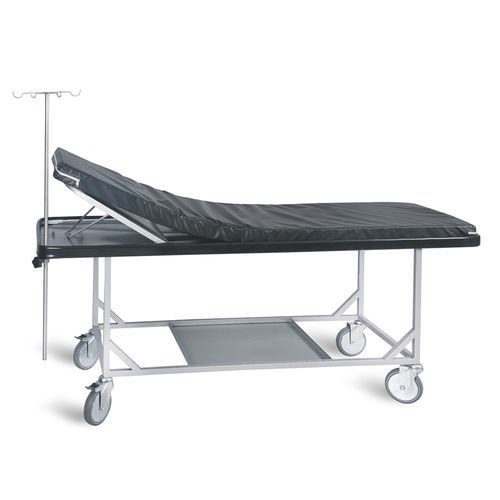 Carro-maca para transferência de pacientes - D-09 - DEMERTZI M & Co - manual / de 2 seções / com suporte para soro