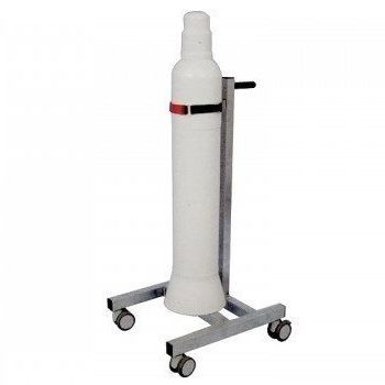 Carrinho para cilindros de oxigênio - D10-88 - DEMERTZI M & Co - hospitalar / cirúrgico / para dispositivos médicos