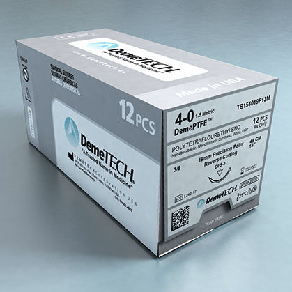 Fio de sutura não absorvível - DemeTECH PTFE™ - Demetech - para cirurgia geral