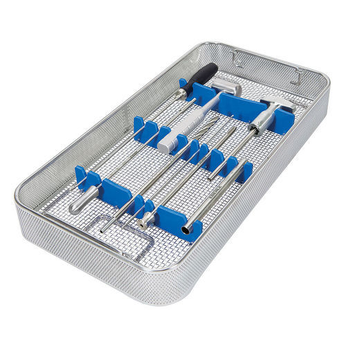 Cesto de esterilização para instrumentos ortopédicos - 900312 - Eberle - perfurado