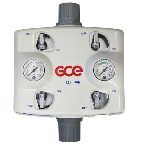 Manifold para gases médicos - MM40 - GCE Group - para hospital / de aprovisionamento / de alta pressão