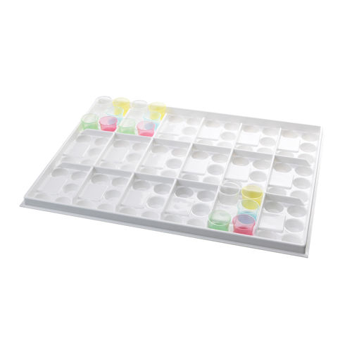 Bandeja para distribuição de medicamentos - J10681 - Hammarplast medical - perfurada