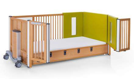 Cama para internação domiciliar - dino cot - Hermann Bock GmbH Pflegebetten und Objekteinrichtung  - elétrica / infantil / de altura regulável
