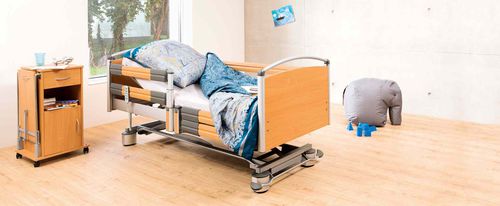 Cama médico-hospitalar - practico alu plus - Hermann Bock GmbH Pflegebetten und Objekteinrichtung  - para internação domiciliar / elétrica / de altura regulável