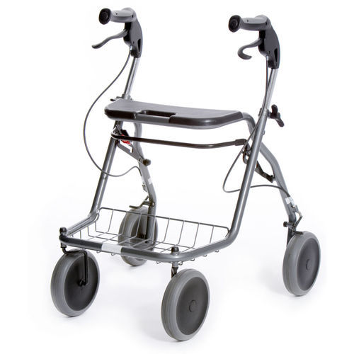 Andador com rodas de 4 rodas - Fellow Classic - Human Care Group - com assento / com cesto / dobrável