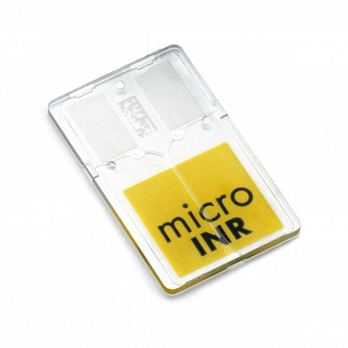 Tira de teste de coagulação - microINR - iLine Microsystems S.L. - do INR / de sangue / de sangue capilar