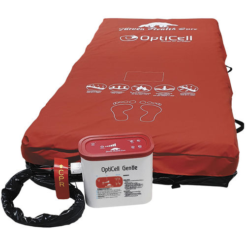 Colchonete para cama hospitalar - OptiCell Gentle - Järven - com baixas perdas de ar / de ar estático / 80x200 cm