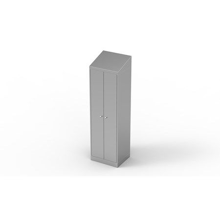 Armário com ventilação - OR-D2 - Klimaoprema d.d. - em aço inoxidável / com 2 portas