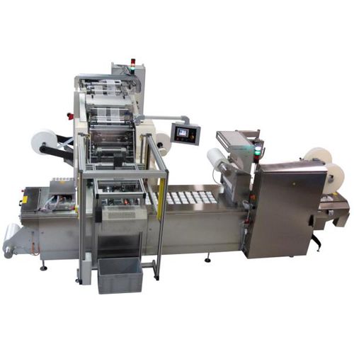 Linha de produção automática - MCA 4 BR450 PACK - Mabotex Engineering - para produtos farmacêuticos