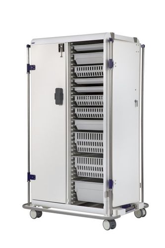 Carrinho para uso geral - Transport trolley/ 2 door / modular - MATTTEO - de transporte / com prateleiras / com 2 portas