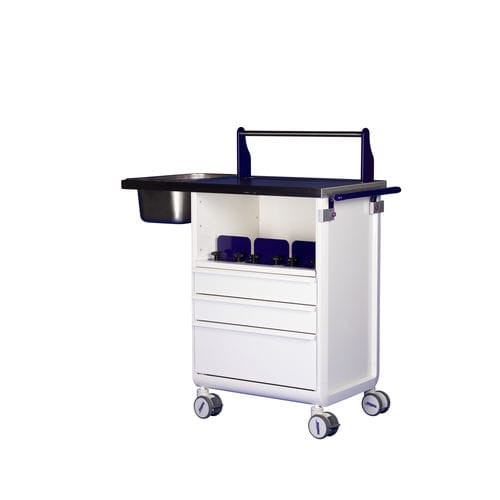 Carrinho para gesso - S452273 - MATTTEO - em aço inoxidável / em alumínio / com gavetas